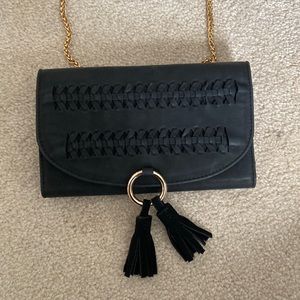 Anthropologie black small purse